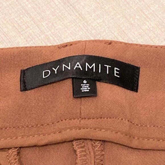 Dynamite Orange Brown Crawford Straight Pants - Picture 5 of 5